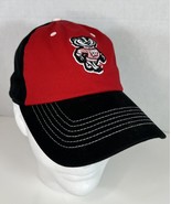 University Of Wisconsin Hat Snapback Embroidered Badger Red &amp; Black Adju... - $9.50