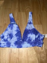 Small Aerie Blue Tie-Dye  Crop Bikini Top BNWTS $34.95 - $20.00