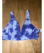 Small Aerie Blue Tie-Dye  Crop Bikini Top BNWTS $34.95 - £15.75 GBP