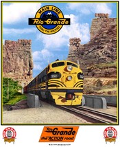 RIO GRANDE RAILROAD Sign / Thru the Rockies | Train | Moffat Tunnel | Gift - £30.32 GBP