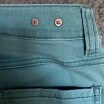 CAbi Curvy Skinny Jeans Womens 2 Tidal Blue Midrise Teal Denim Pants 30x28 5170 - £26.19 GBP