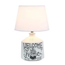 Simple Designs LT1066-HME Welcome Home Rustic Ceramic Farmhouse Foyer Entryway A - £51.92 GBP