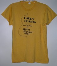 Harry Chapin Autographed Concert Tour Shirt Vintage 1970&#39;s Single Stitched LG - £401.60 GBP