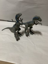 Jurassic World Velociraptor Blue Raptor Dinosaurs Lot Of 2. - £7.50 GBP