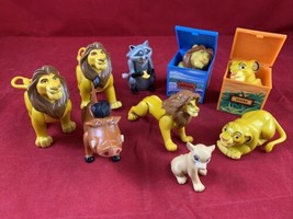 Lot Of 9 Disney Lion King Action Figures Different Sizes PVC VTG - £23.69 GBP