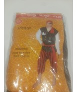 Spooky Village Pirate Adults Complete Costume Halloween One Size Fits Most - $25.00