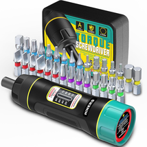 1/4 Inch Torque Screwdriver Wrench Set, 10-70 In.-Lb., 31 Pcs Torque Wre... - $66.32