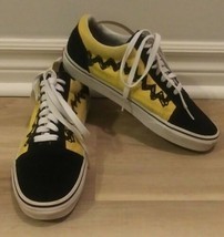 Vans X Peanuts Charlie Brown Good Grief Skate Shoes Sneakers Mens 8 W 9.5 (GG) - £53.84 GBP