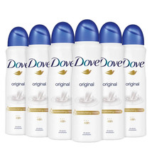 6 Packs Of Dove Original Anti Perspirant Deodorant Spray 250 Ml - £24.24 GBP