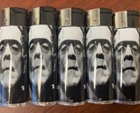 Vintage Classic Horror Monster Lighters Set of 5 Electronic Refillable B... - $15.79