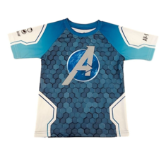 Marvel Boys Blue Avengers Thor Iron Man 1963 Superhero T-Shirt Tee Size 2XL - £19.68 GBP