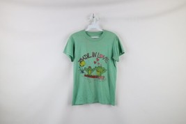 Vintage 70s Streetwear Womens Medium Thrashed Toad In Love Spell Out T-Shirt USA - £31.12 GBP