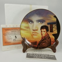 Elvis Presley Heartbreak Hotel Delphi 1992 Collector&#39;s Plate Nate Giorgio XBHAV - £11.98 GBP