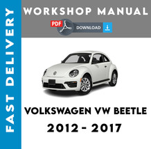 VOLKSWAGEN VW BEETLE 2012 - 2017 SERVICE REPAIR WORKSHOP MANUAL - $5.99
