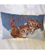 A Tail Of Two Kitties Decorative Pillow 12X8&quot; - $13.47 CAD