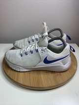 Nike Zoom Hyperace 2 Womens Size 8 Volleyball Shoes White Blue AA0286-104 - £27.58 GBP
