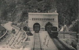 Postcard Gr Tunnel du Simplon Porte dIselle Electric Railroad - £3.77 GBP