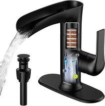 The Newest Filtered Bathroom Sink Faucets For 2024 Are The Waterfall Faucets - $74.92