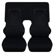 Fits Pontiac Firebird 1967-2002  Front and Rear black seat covers - $149.99