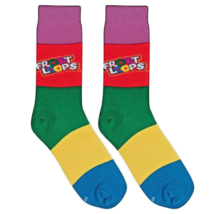 Mens Funky Retro Novelty FROOT LOOPS SOCKS Cool Kid Cereal Logo Party Fo... - £5.17 GBP