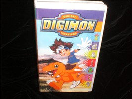 VHS Digimon Digital Monsters 1999 Michael Reisz, Steve Blum, Laura Summer - £5.60 GBP