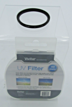 Vivitar 49mm UV  Lens Filter  w/ Case 0710-2 - £12.52 GBP