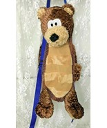 Silly Sacs Plush Teddy Bear Back Pack by Stephen Joseph 14&quot;x15.5&quot;x6&quot; Bag... - £14.09 GBP