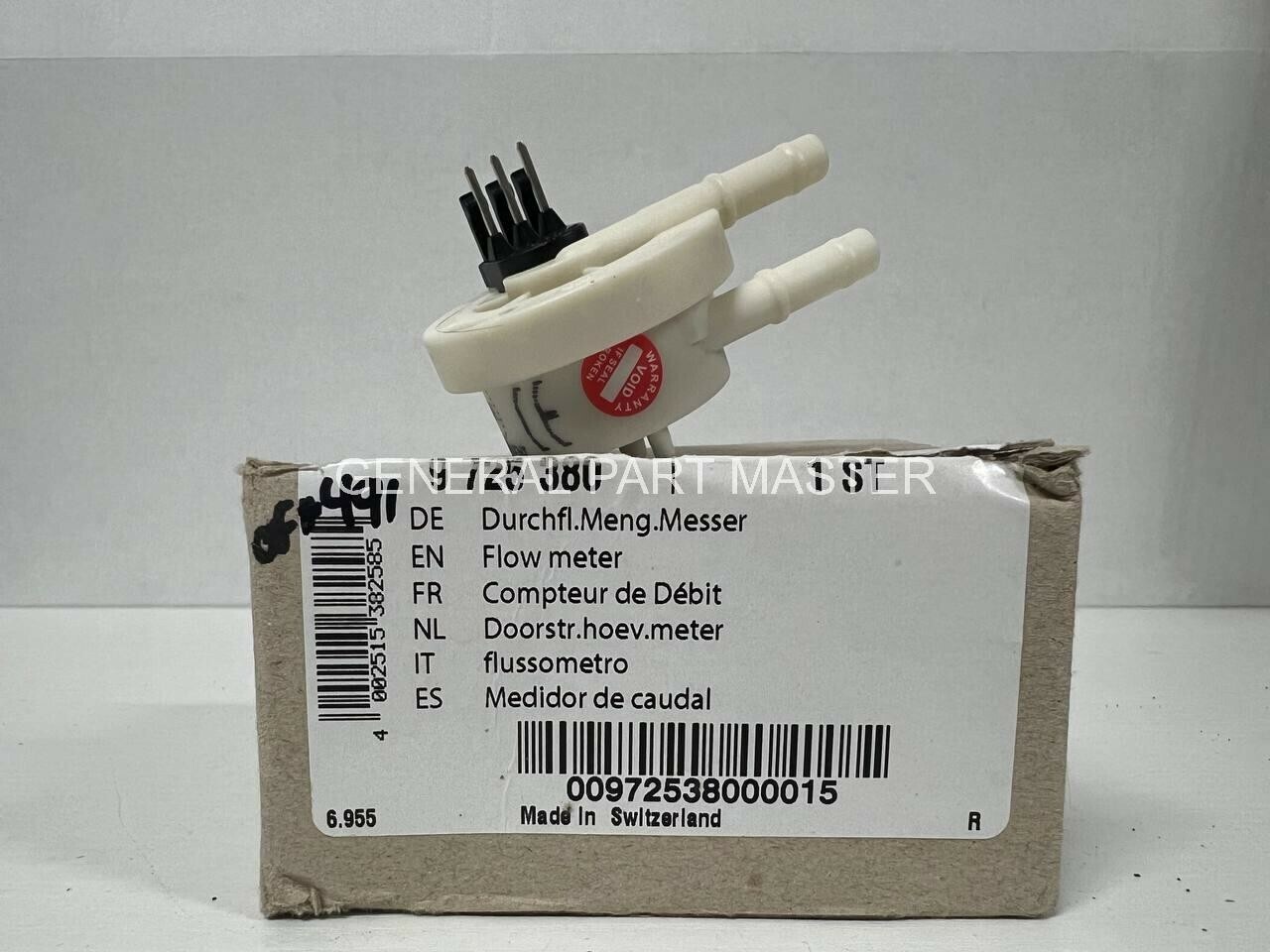 GENUINE OEM Miele  Flow meter 9725380 - $44.55
