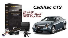 Flashlogic Remote Start for 2012 Cadillac CTS Sedan V6 w/Plug & Play Harness - £196.39 GBP