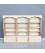 AirAds Dollhouse 1:12 Miniatures Display Shelf Cabinet Wall Bookcase Unf... - £10.60 GBP