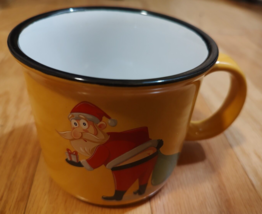 Funny Santa Coffee Mug Yellow - £4.75 GBP