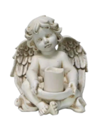 Memory Statue Angel with LED Ornament Figure SUBITO Deco Prayer Corner L... - £35.48 GBP