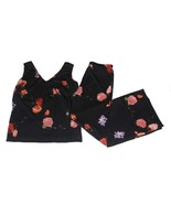 VTG Christenfeld of California 2-Pc Floral Tank Top Palazzo Pants Look W... - $64.26 CAD