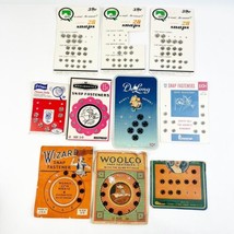 Vintage Lot Snap Fasteners Sewing USA DeLong Woolco Dyno Prims Black Silver - $19.99