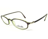 Silhouette Brille Rahmen Spx M 1937/10 6052 Brown Durchsichtig Grün 48-1... - $92.86