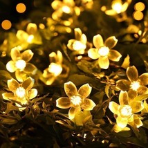 LED Blossom Flower Fairy String Lights For Festival (Warm White, 4 Meter) - $18.74