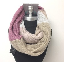 Women&#39;s Warm Winter Infinity Circle Knit Thick Scarf Soft Wrap Pinks Camel Gray - £7.58 GBP