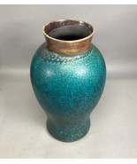 Handmade Turquoise Teal Large Vase - 17.5”H - €21,49 EUR