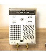 Stampin Up! TINY KEEPSAKES Cling Stamp Set with Stampin Cut & Emboss Dies - $15.99