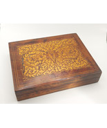 Small Wooden Box, Intricate Design, Playing cards box - €86,29 EUR