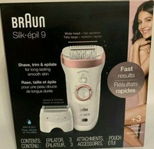 Braun Silk epil 9 SES 9-720 Epilator Type 5378 with 3 Attachments (refurb) - £34.16 GBP