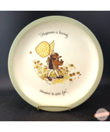 Holly Hobbie Wall Plate “ Happiness Is Having Someone To Care For “ c.1973 - $12.00