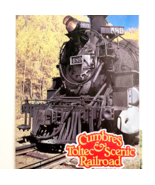 1995 Cumbres &amp; Toltec Scenic Railroad Old Rio Grande RR Brochure Vintage... - $366.69 MXN