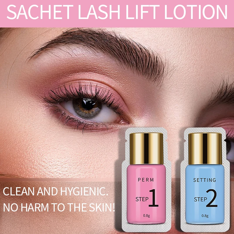 10 Pairs/Lot Eyelash Lift Lotion Sachet 0.8g Per Bag Lash Lift Eyelashes Perm 8- - $92.90