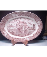 Vintage Pacific Ocean Marushin Art 18&quot; Oval Turkey Platter ~ made in Japan - £23.59 GBP