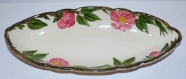 STUNNING RARE VINTAGE FRANCISCAN DESERT ROSE 11&quot; PICKLE/RELISH DISH~MADE... - $123.74