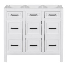 36&quot; White Bathroom Vanity Cabinet Only - $303.99