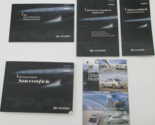 2010 Hyundai Santa Fe Owners Manual Handbook Set with Case OEM M01B18004 - $19.79