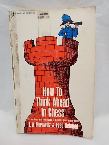 How To Think Ahead In Chess Paperback Book - $14.85