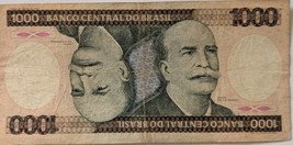 Banco Central Do Brasil 1000 Mil Cruzeiros Banknote - $2.95